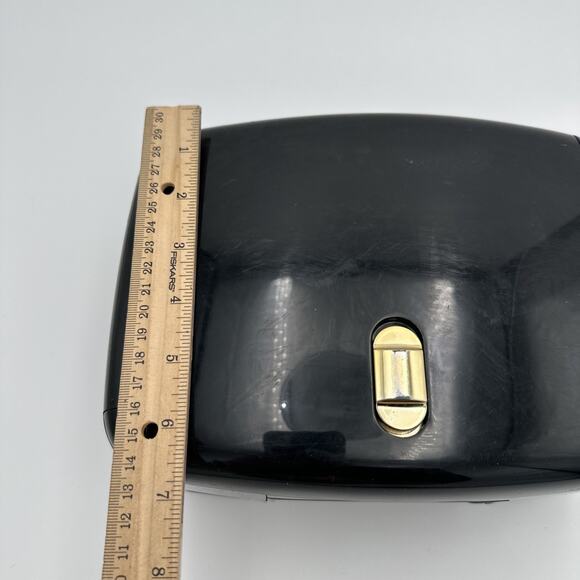 VTG Black1980s The Jewel Kit Expandable Fold Out Jewelry Box Mid Century Modern - Picture 5 of 9